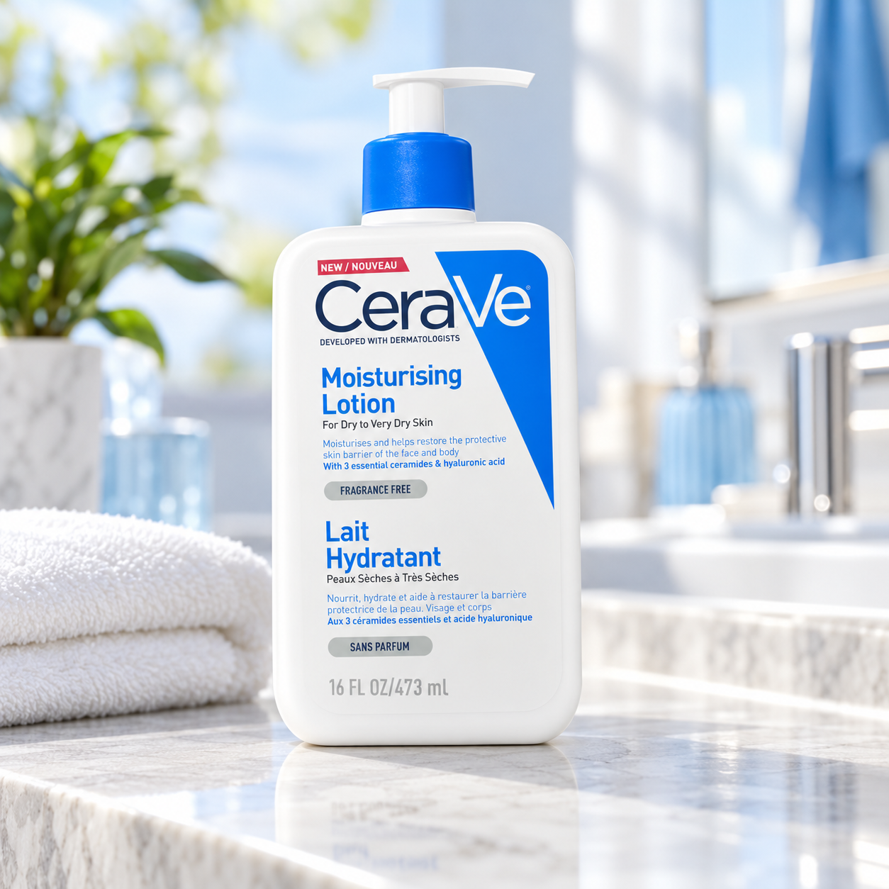 CeraVe Moisturising Lotion Lait Hydratant - 473 ml CeraVe