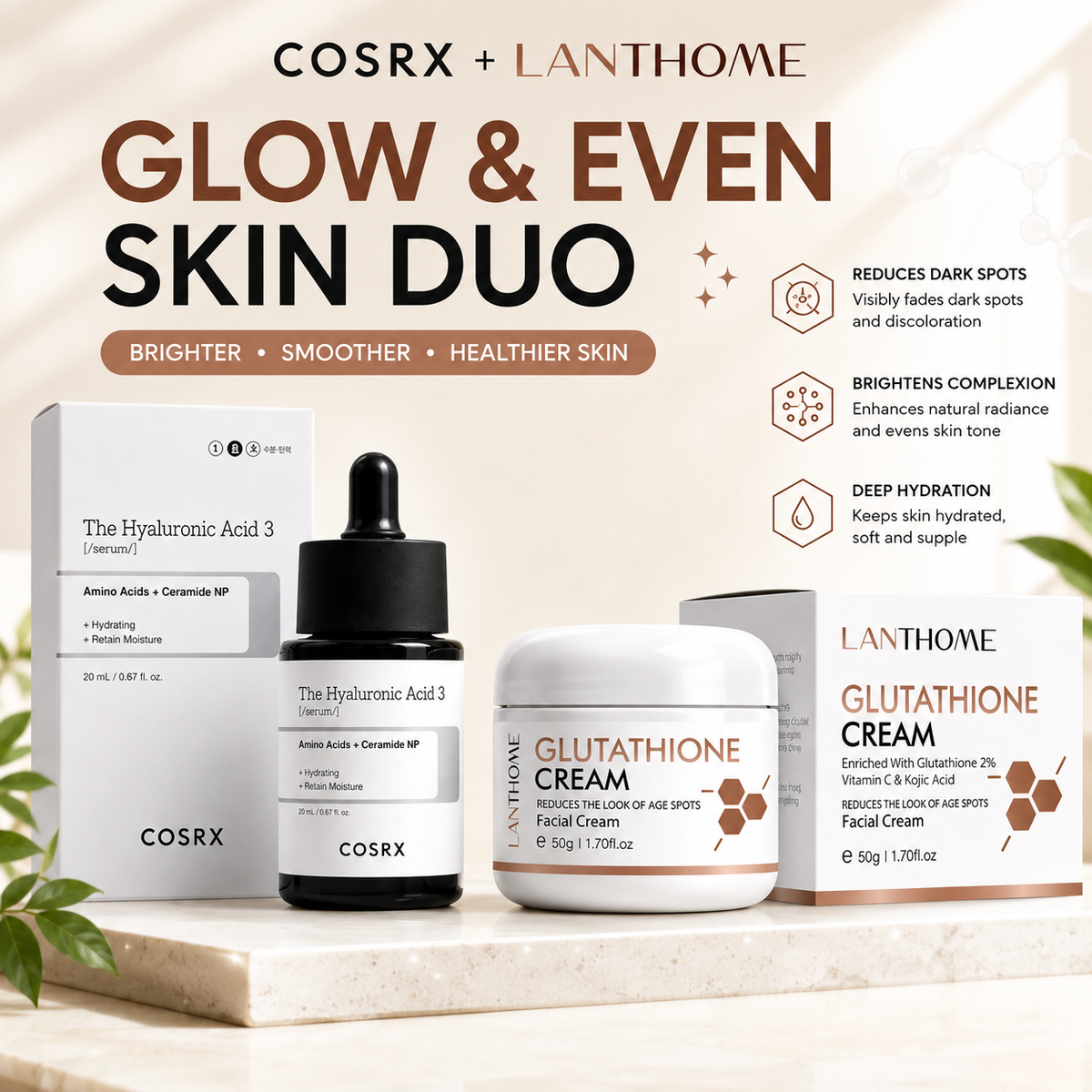 COSRX + Lanthome Duo | Best Before 22-10-2026