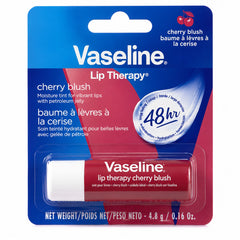 Vaseline Lip Therapy Cherry Blush 48 hrs - Cherry Tinted Lip Moisturizer for Soft Hydrated Lips