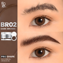 Focallure Eyebrow Cream [Fa23] – Shade #Br02 Dark Brown