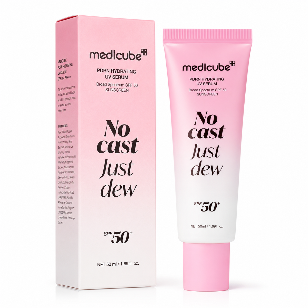 Medicube PDRN Hydrating UV Serum SPF50+ No Cast Just Dew 50ml