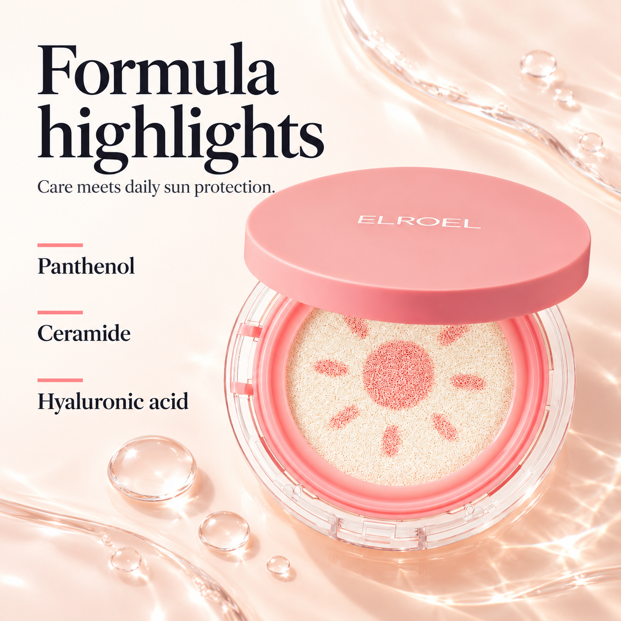 ELROEL Pang Pang Tone-Up Sun Cushion 15 g ELROEL