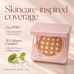 ELROEL Dot Ampoule Cushion 23 Natural Beige 15 g