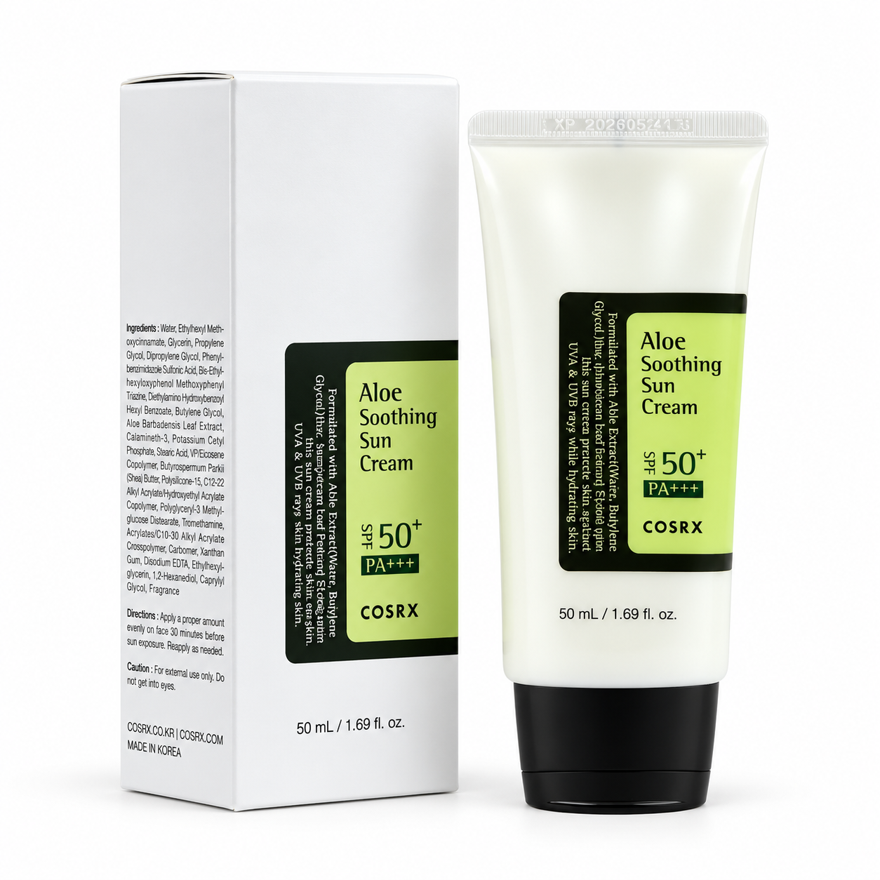 Cosrx Aloe Soothing Sun Cream SPF50 + 50ml COSRX