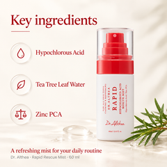 Dr. Althea Rapid Hypochlorous Acid Rescue Mist - 60 ml Dr. Althea