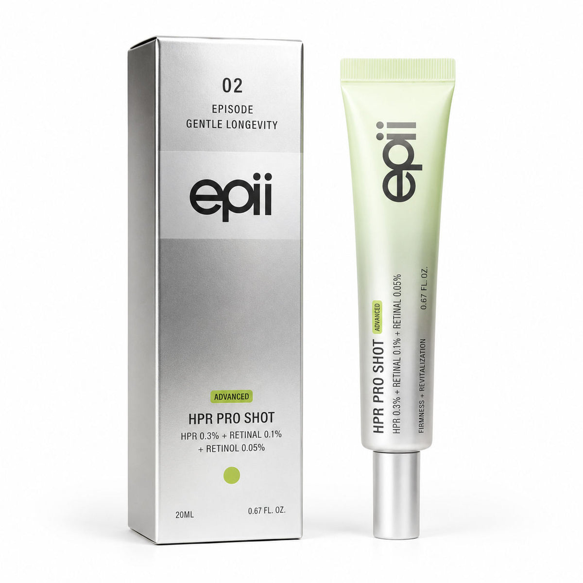 epii Hpr Pro Shot Face And Eye Serum 20ml - Korean Skincare, Hydrating, Brightening, Anti-Aging, Sensitive Skin, Daily Care