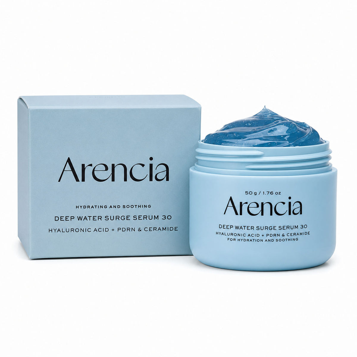Arencia Deep Water Surge Serum 50g - Korean Skincare, Hydrating, Brightening, Anti-Aging, Sensitive Skin, Daily Care