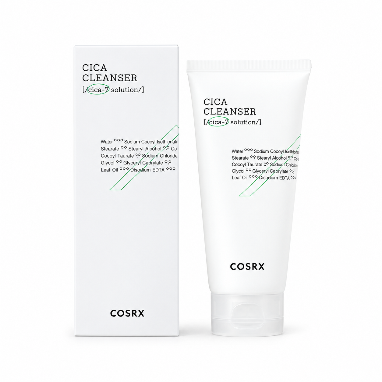 Cosrx Cica Cleanser 150Ml - Gentle Soothing Face Cleanser Sensitive Skin Hydration Barrier Care COSRX
