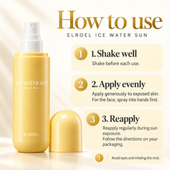 ELROEL Ice Water Sun Mist SPF40 PA+++ 100 ml