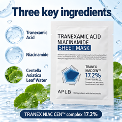 APLB Tranexamic Acid Niacinamide Sheet Mask 25 ml - 1 Sheet