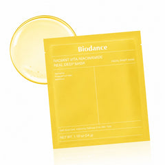Biodance Radiant Vita Niacinamide Real Deep Mask 1pc - Korean Skincare, Hydrating, Brightening, Anti-Aging, Sensitive Skin, Daily Care