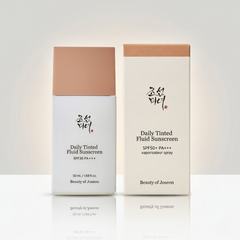 Beauty Of Joseon Daily Tinted Fluid Sunscreen Spf50+ My210 50Ml - Lightweight Hydrating Uv Protection With Natural Tone Enhancing Coverage