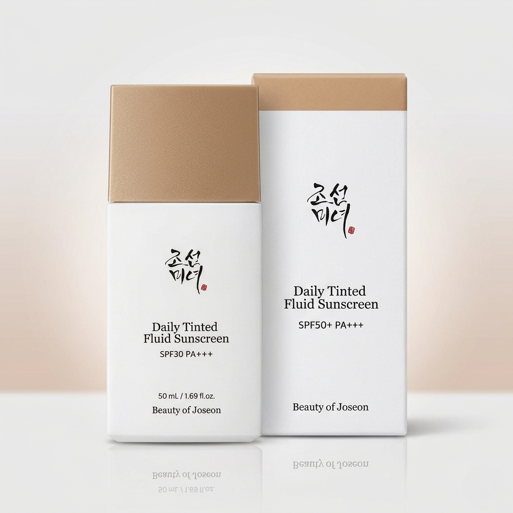 Beauty Of Joseon Daily Tinted Fluid Sunscreen Spf50+ My220 50Ml - Daily Hydrating Tinted Sunscreen For Smooth Natural Coverage And Uv Defense