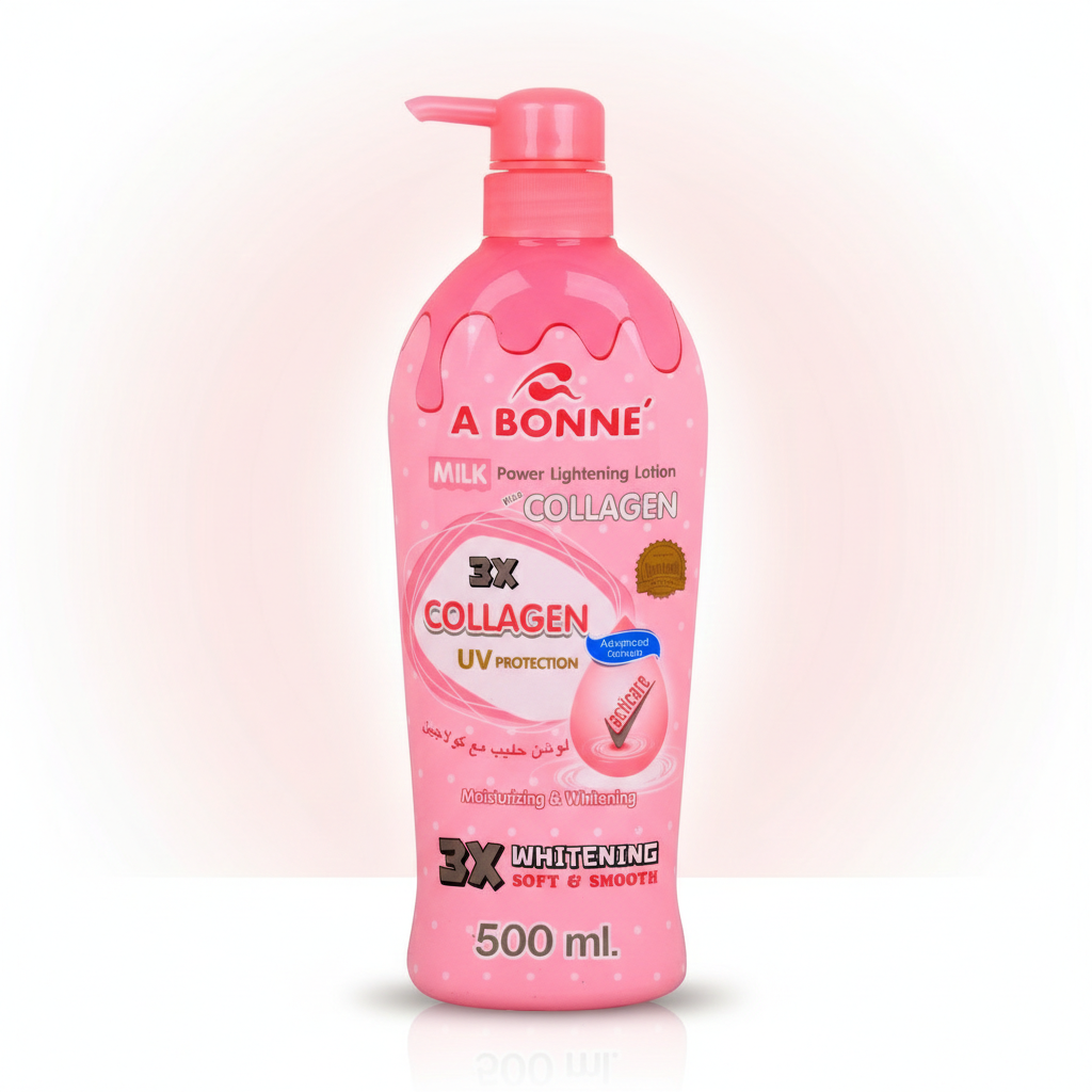 A Bonne Milk Power Lightning Lotion +Collagen 500ml Glo Arabia