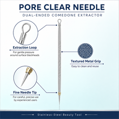 Pimple Poper - Blackhead Remover and Acne Extraction Tool