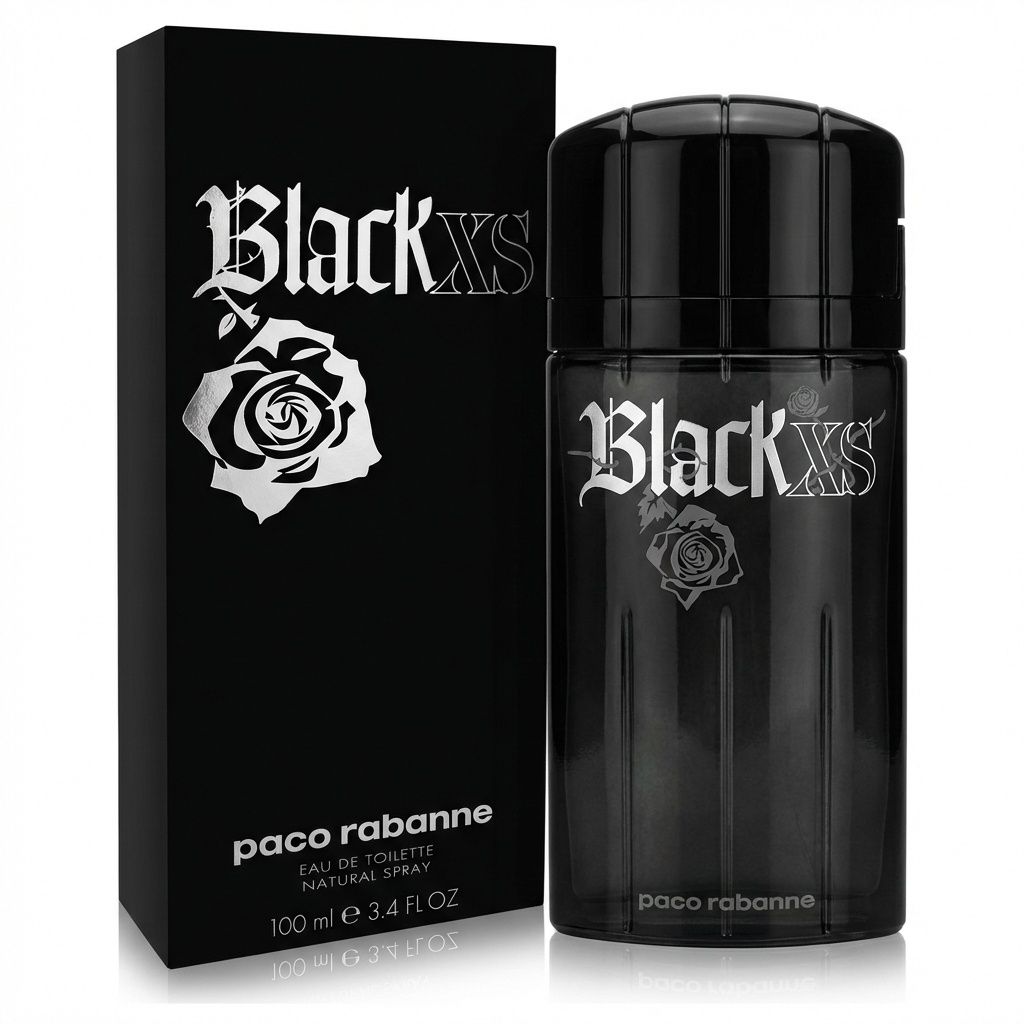 Paco Rabanne Black Xs 100 Ml - Sweet Woody Men'S Perfume Bold Rock Style Long Lasting Fragrance Paco