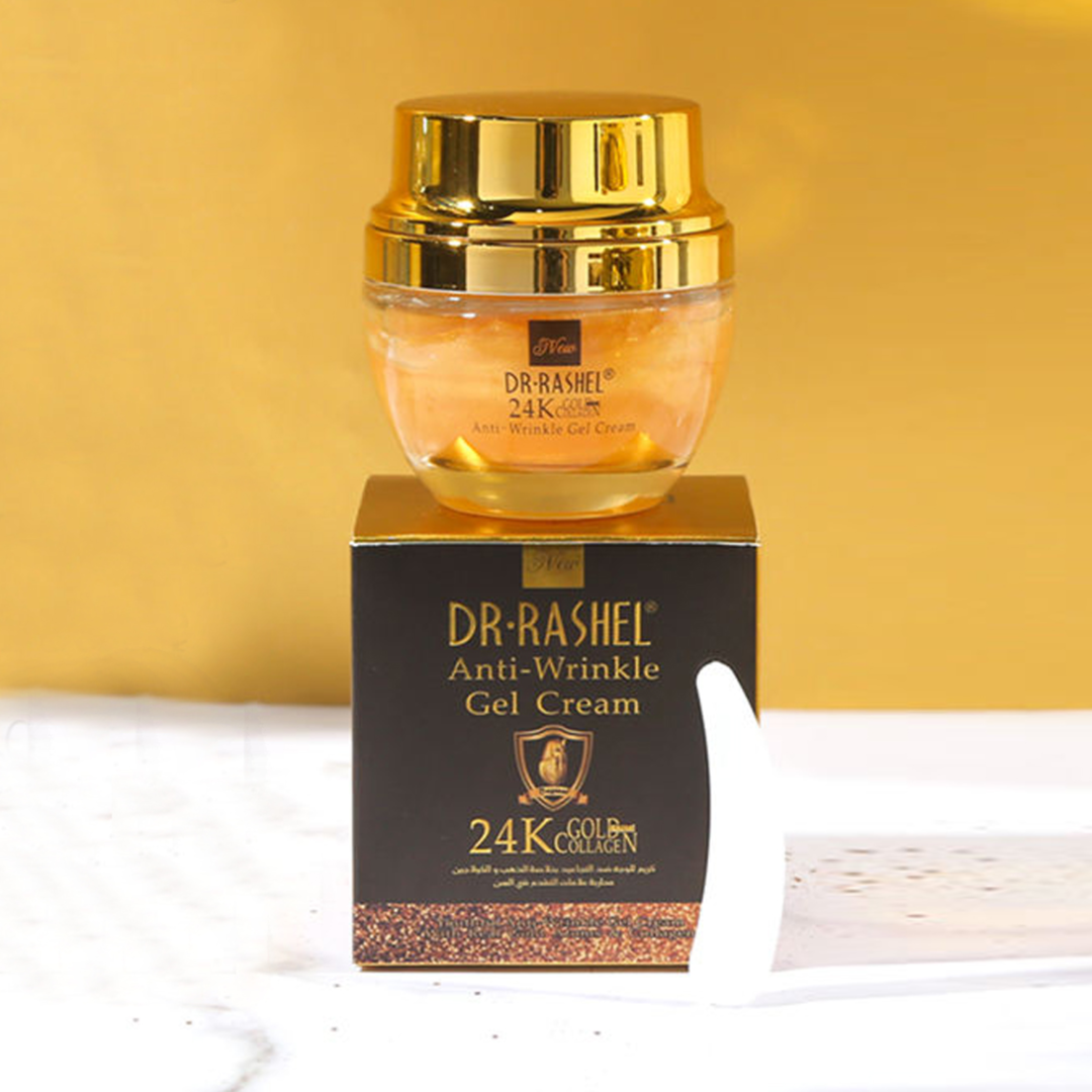 Dr.Rashel Anti-Wrinkle Gel Cream 24K Gold & Collagen - 50ml - Best Before 20-11-2026