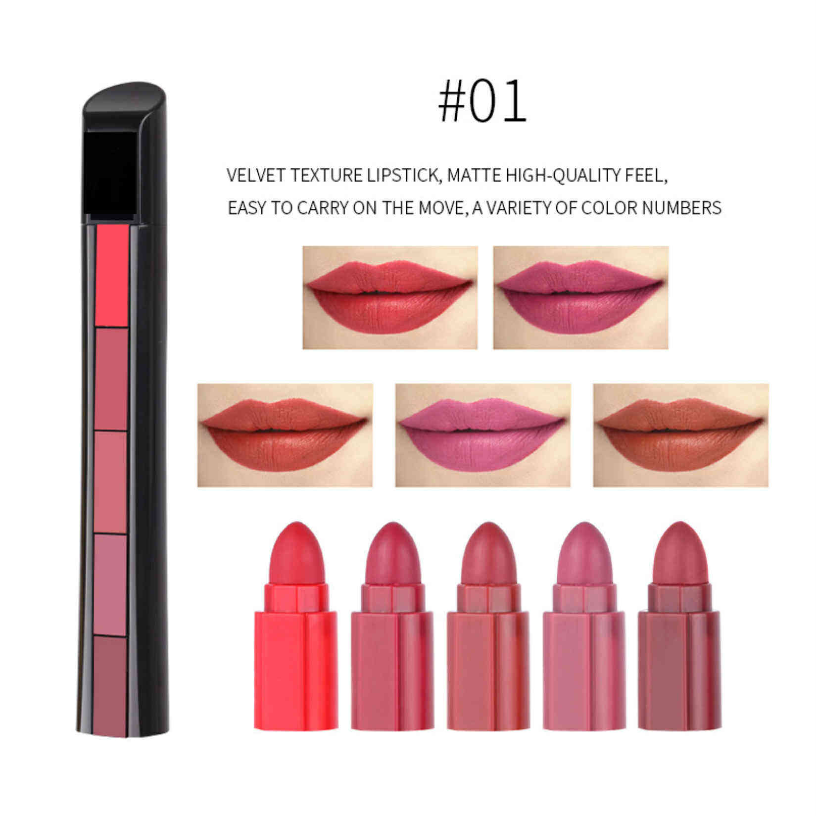 Fit Colors 5 In 1 Lipstick (#1) Fit Colors