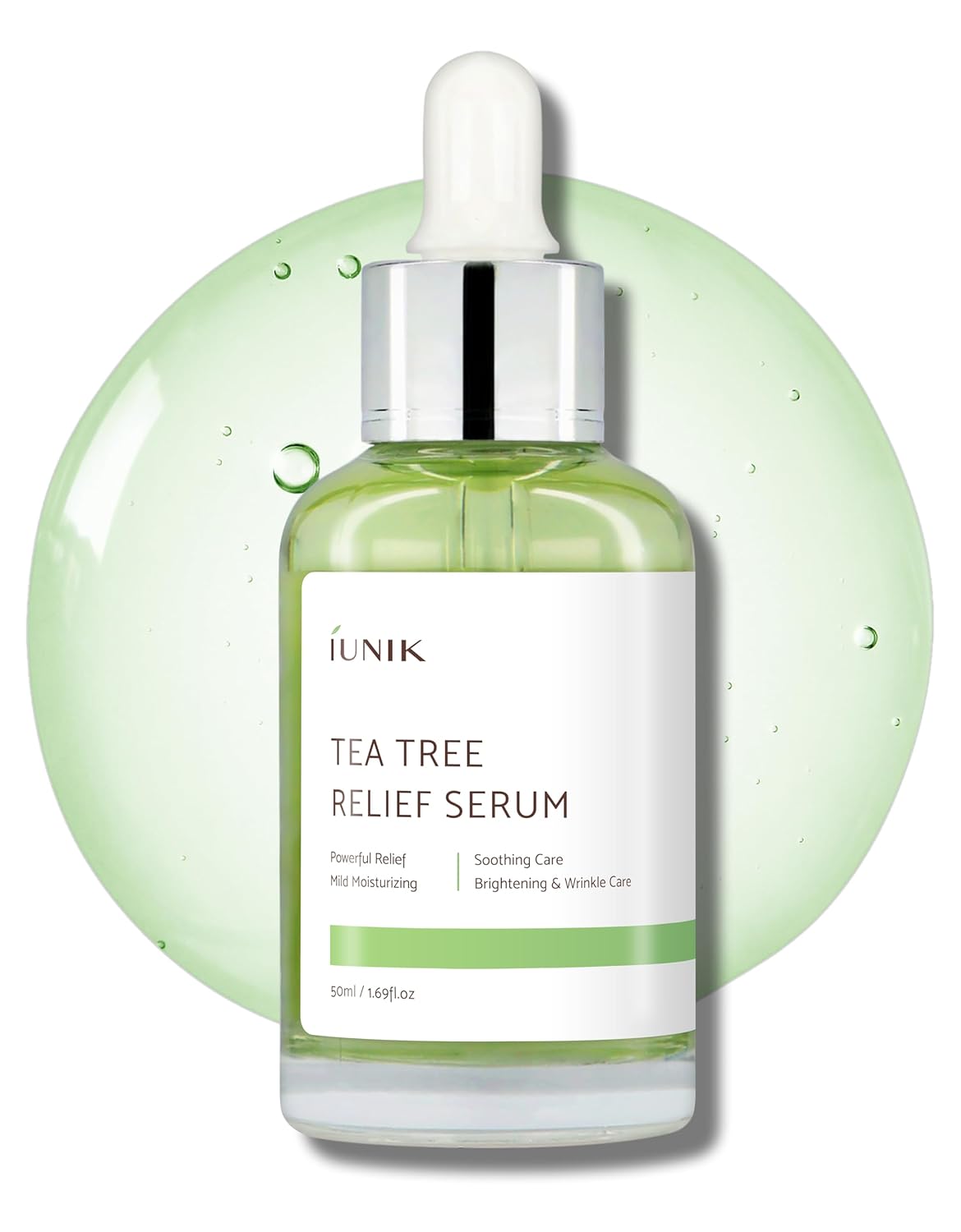 iUNIK Tea Tree Relief Serum 50 ml [EU] - Lightweight Calming Facial Serum