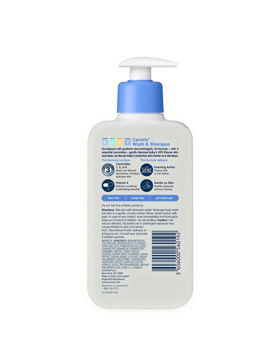 CeraVe Baby Wash & Shampoo 237ml CeraVe