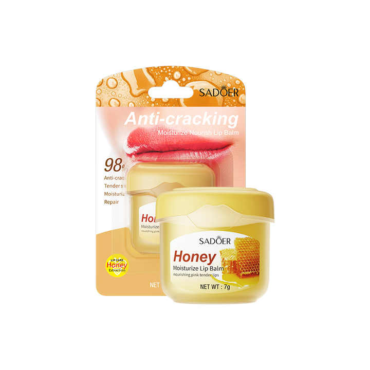 Sadoer Anti-cracking Moisturize Nourish Lip Balm - Honey - 7g