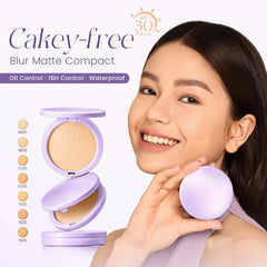 Focallure Blur Matte Pressed Powder - Face Setting Powder