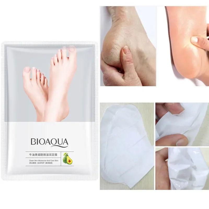 Bioaqua Avocado Niacinamide Moisturizing Foot Mask - 35g Bioaqua