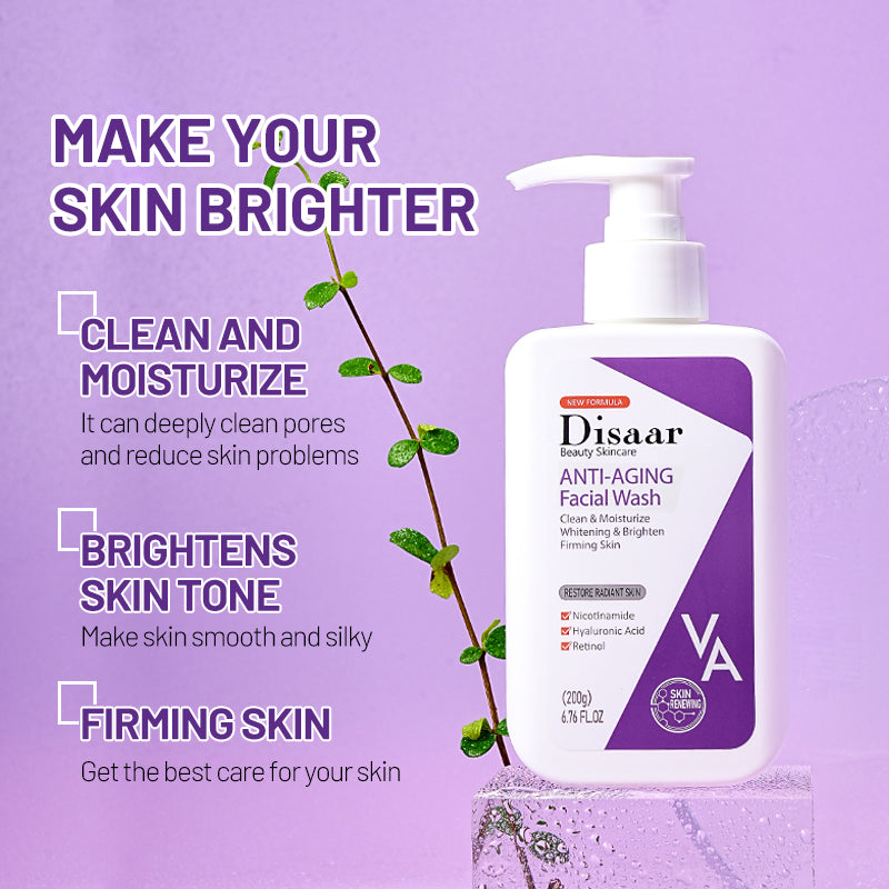 Disaar VA Anti-Aging Facial Wash - 200g Disaar