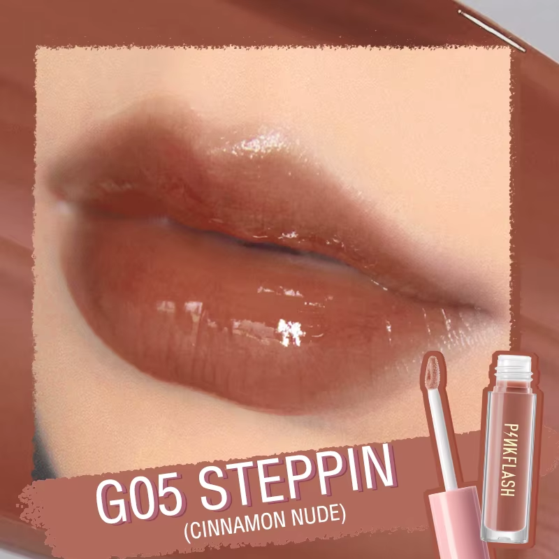 Pinkflash Ever Glossy Moist Lipgloss G05 Steppin Pink Flash