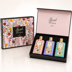 Joyous Floral Petals EDP 3 × 100ml - Floral Perfume Set for Women