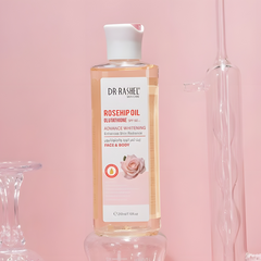 Dr. Rashel Face & Body Rose Oil with Glutathione SPF 50+ – Advanced Whitening & Enhanced Skin Radiance Glo Arabia
