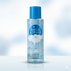 Airbody Cool And Shine Body Mist 250Ml - Refreshing Long Lasting Fragrance Hydrating Daily Body Spray For Women Airbody