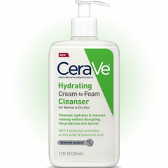 CeraVe Hydrating Cream to Foam Cleanser - 355ml