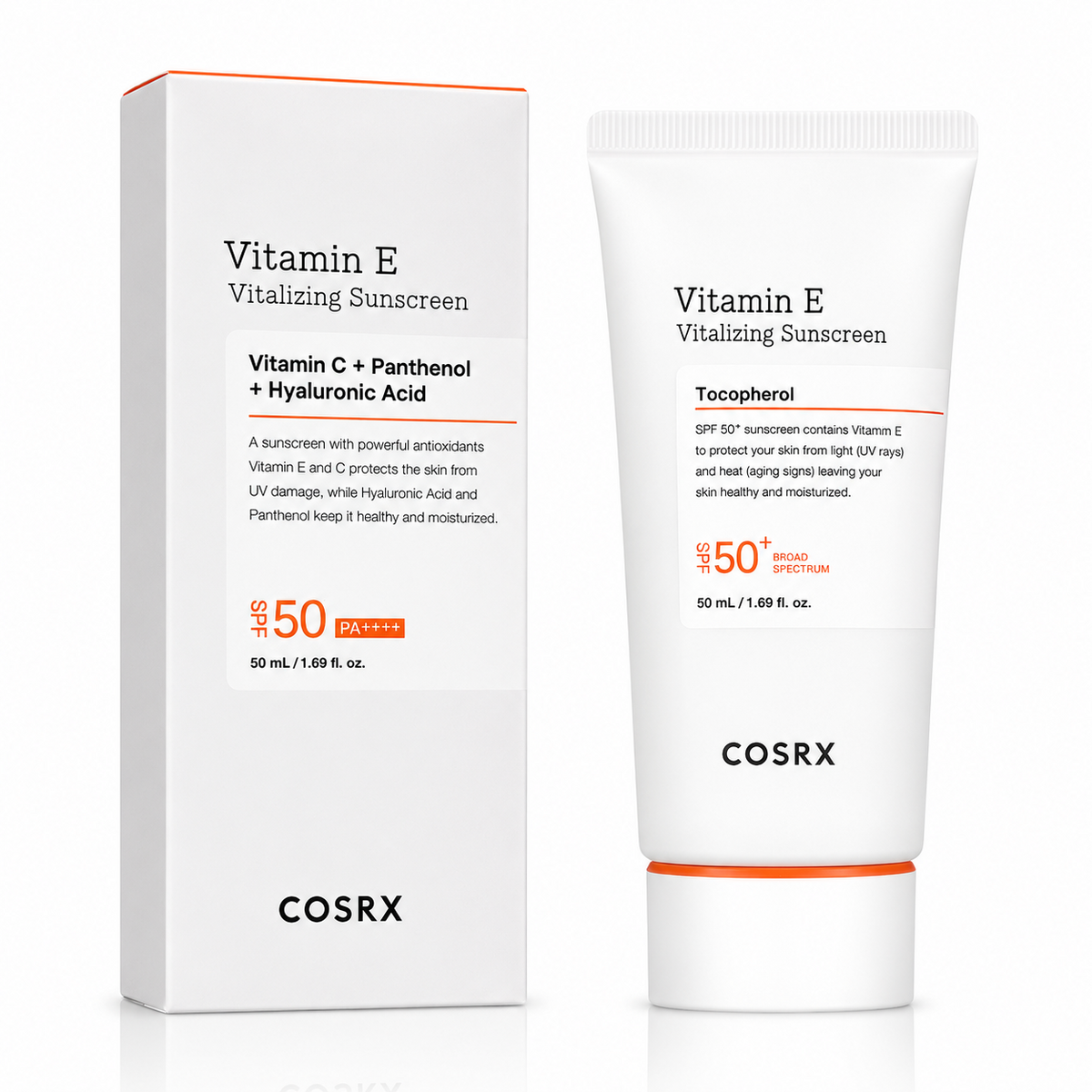 Cosrx Vitamin E Vitalizing Sunscreen SPF 50++++ 50ml