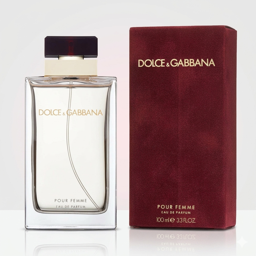Dolce & Gabbana Pour Femme Eau De Parfum 100 Ml - Elegant Floral Women'S Perfume Soft Romantic Luxury Long Lasting Fragrance Dolce