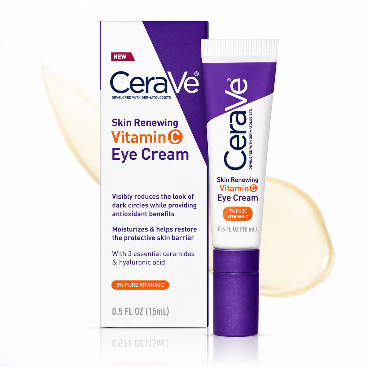 CeraVe Skin Renewing Vitamin C Eye Cream - 15ml