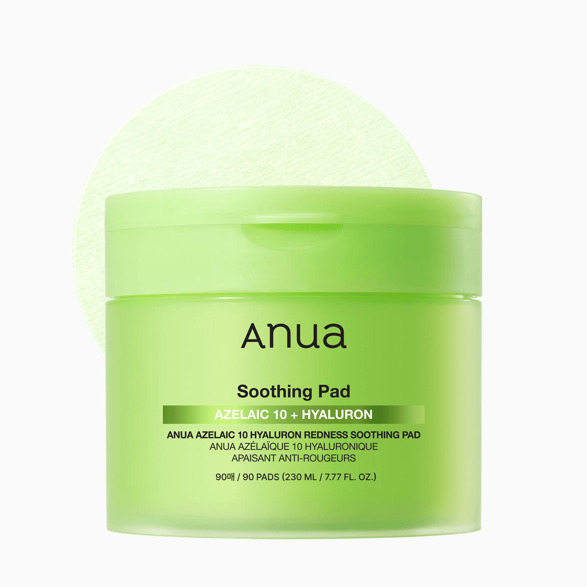 Anua Azelaic Acid 10 Hyaluron Redness Soothing Pad – 230ml (90 ea) Anua
