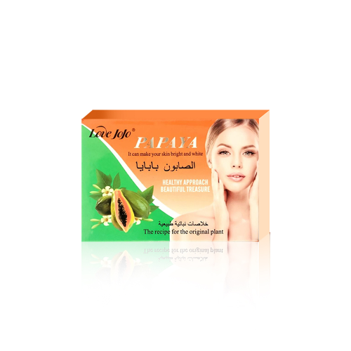 Love Jojo Papaya Soap Healthy Approach Beautiful Treasure- 110g Glo Arabia