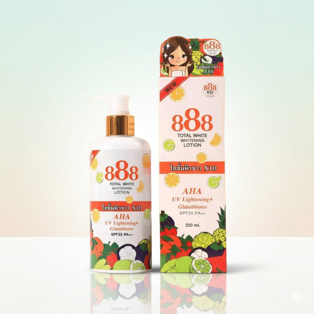 888 Total Whitening Body Lotion – 250 ml Glo Arabia