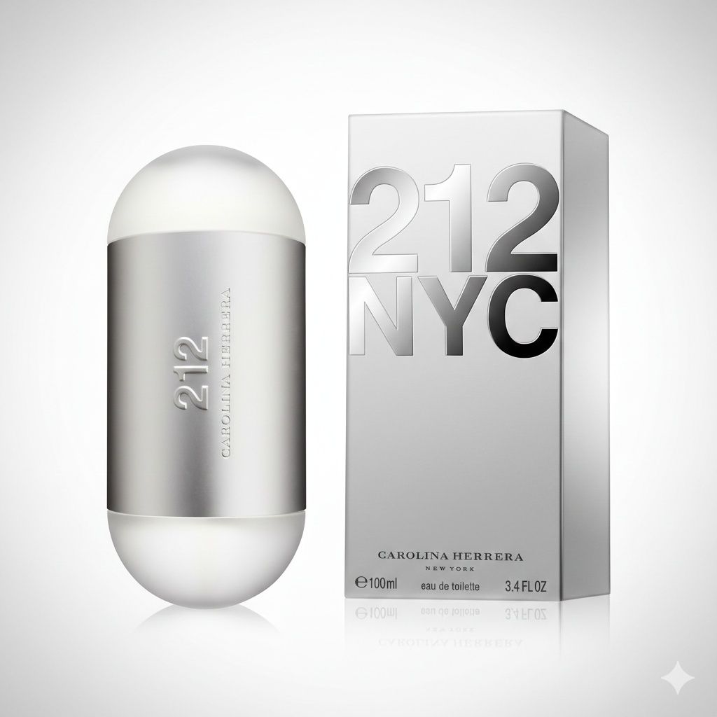 Carolina Herrera 212 Nyc 100 Ml - Fresh Floral Woody Women'S Perfume Urban Elegant Long Lasting Fragrance Carolina