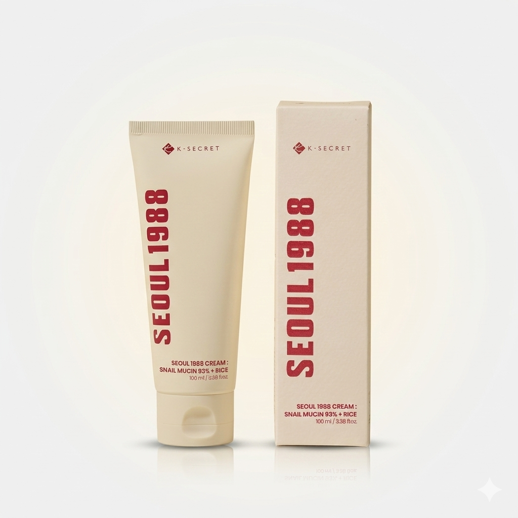 Ksecret Seoul 1988 Cream Snail Mucin 93%+ Rice Glo Arabia