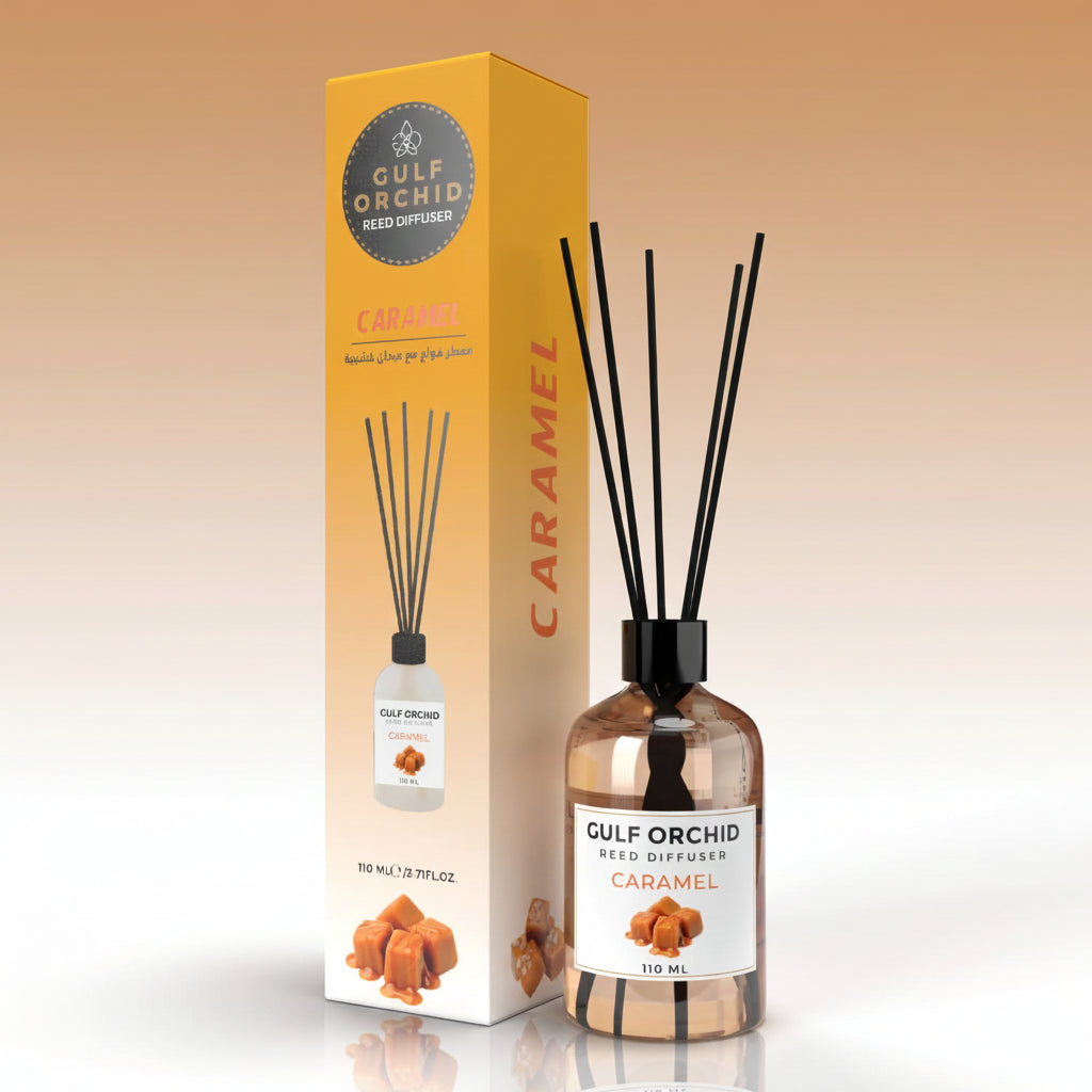 GULF ORCHID Reed Diffuser Caramel 110 ml GULF ORCHID