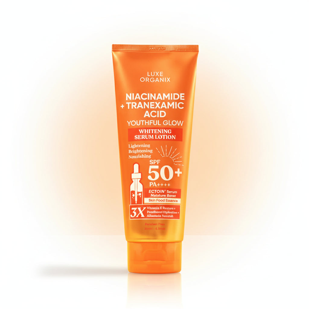 Luxe Organix NIA + Tranexamic Acid Serum Lotion – 200 ml Glo Arabia