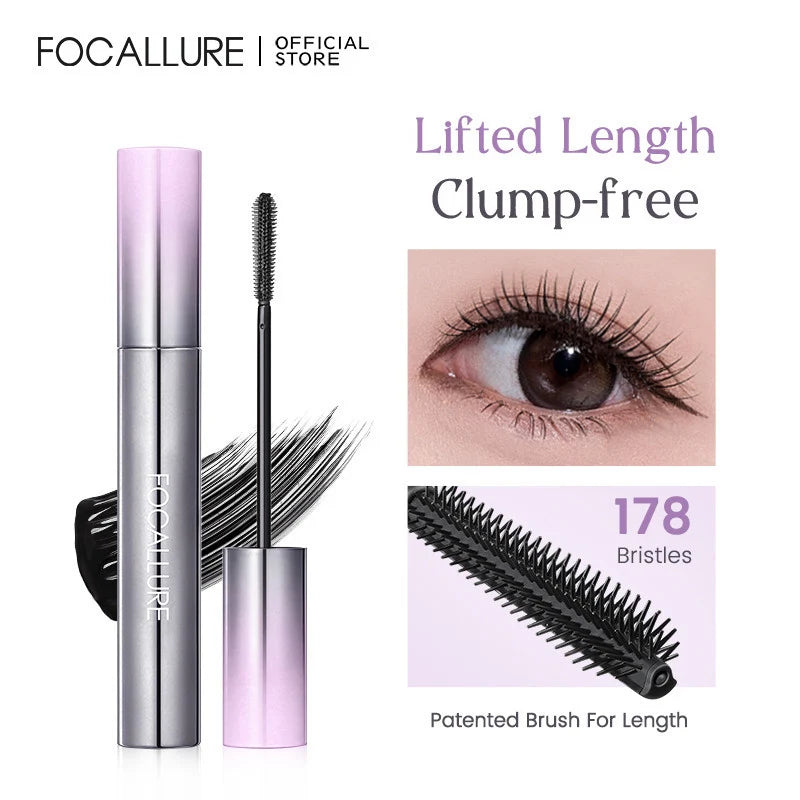 Focallure Lengthening Mascara BK01 - Defined Lash Makeup Focallure
