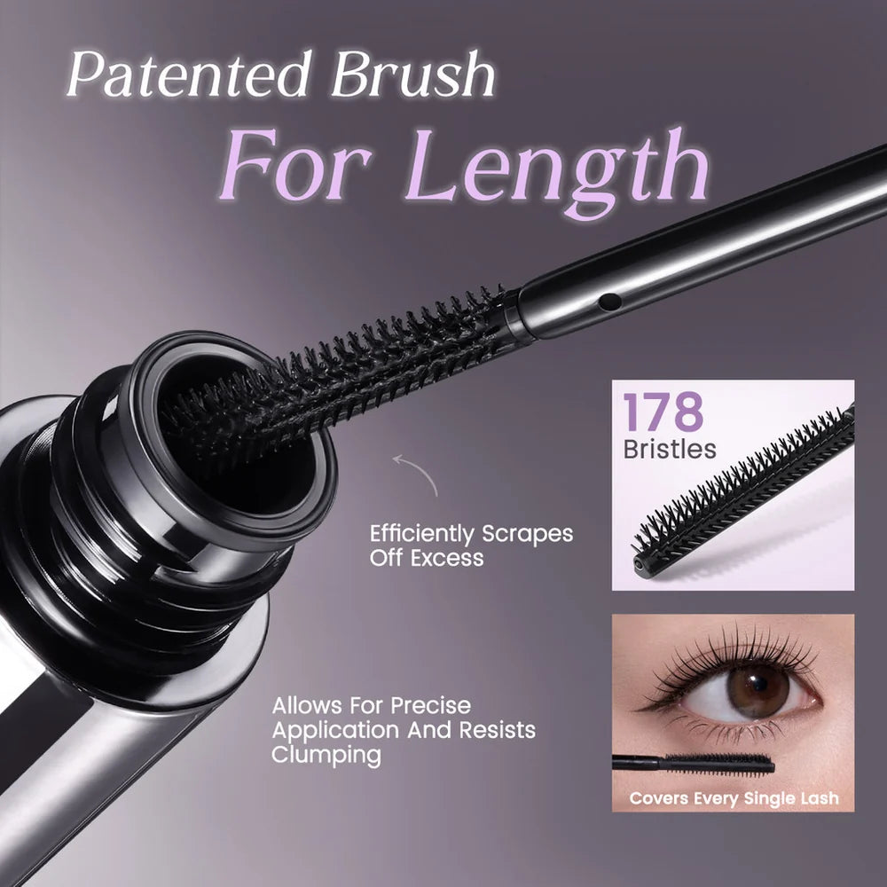 Focallure Lengthening Mascara BK01 - Defined Lash Makeup Focallure