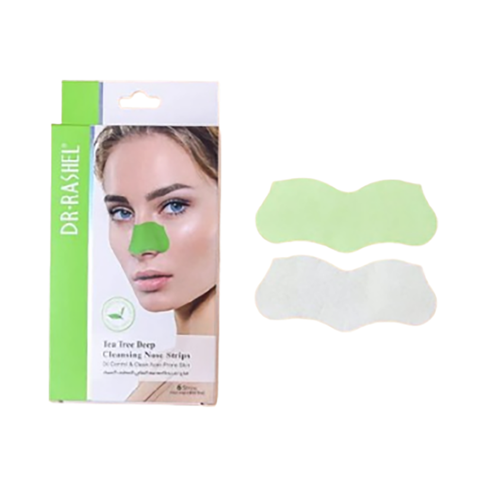 Dr.Rashel Tea Tree Deep Cleansing Nose Strip - 6 Pcs Sachet Box Glo Arabia