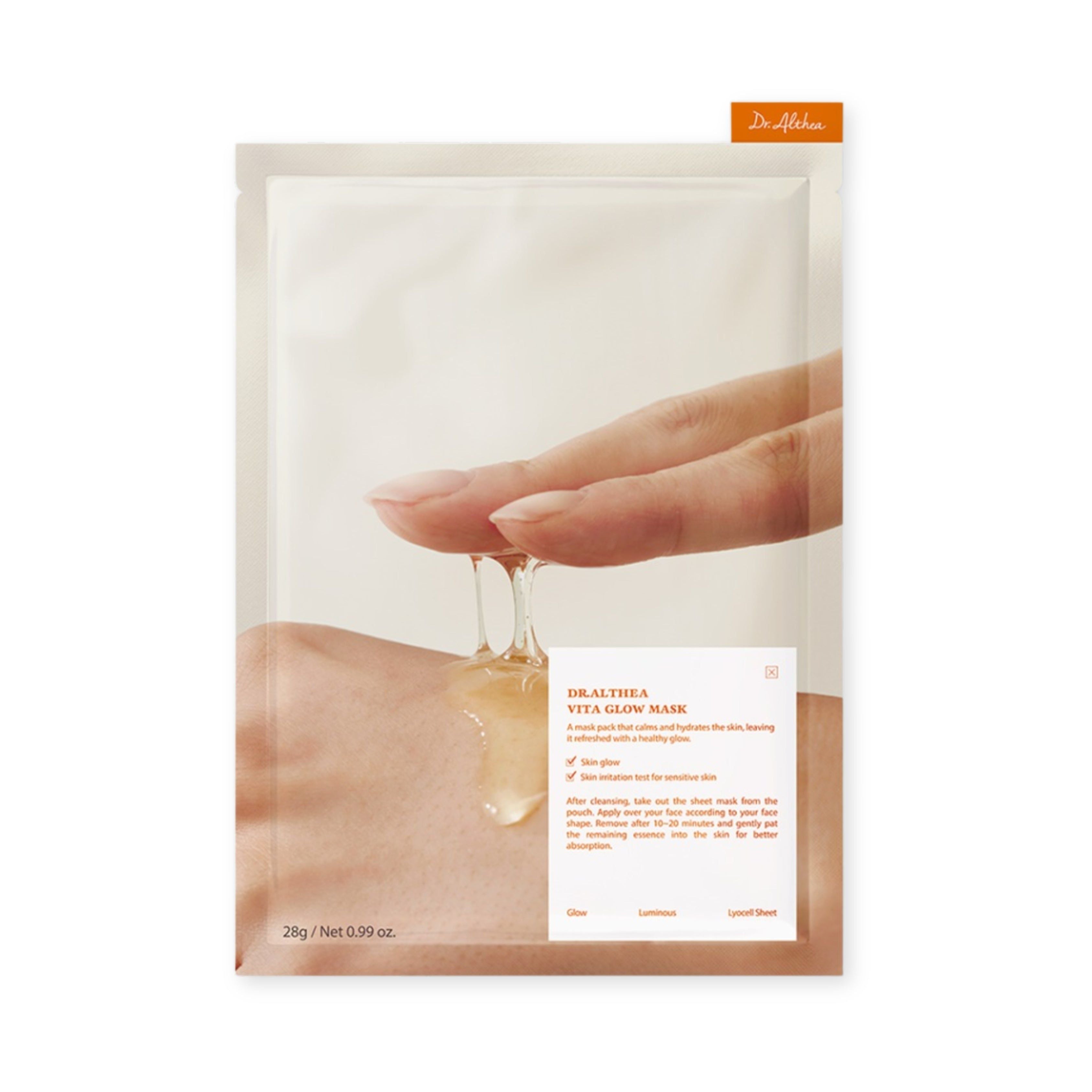 Dr.Althea Vita Glow Mask Box (28g x 4 Sheets) Dr.Althea