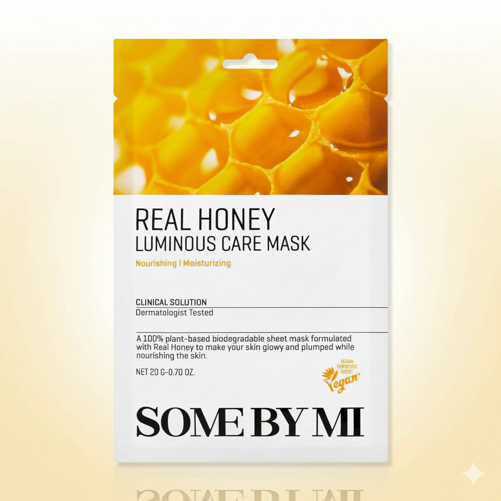 SOMEBYMI Real Honey Luminous Care Mask 1ea Glo Arabia