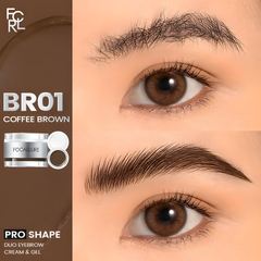 Focallure Eyebrow Cream [Fa23] – Shade #Br01 Coffee Brown