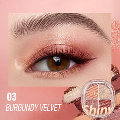O.TWO.O New Arrival 4 Colors Eyeshadow Bergundy Velvet O.TWO.O